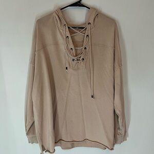 Aerie Lace-up Hoodie